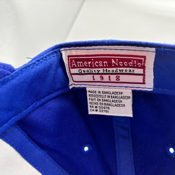 American Needle MLB Toronto Blue Jays Logo Embroidered Adjustable Baseball Hat - Picture 10 of 12